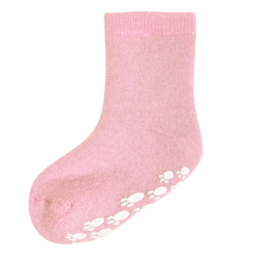 Wool sock w.anti-slip