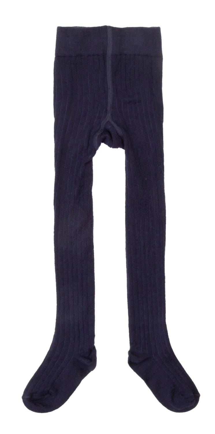 Wool rib tights