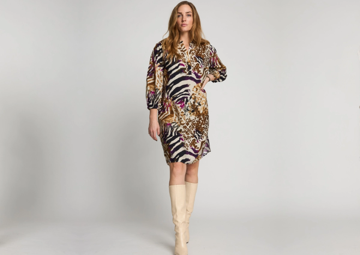 Micha Autumn Border knit fit